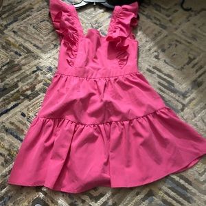 shien pink bow dress